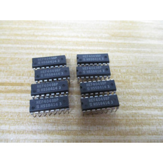 Signetics HEF4049BP Integrated Circuit (Pack of 8) - New No Box