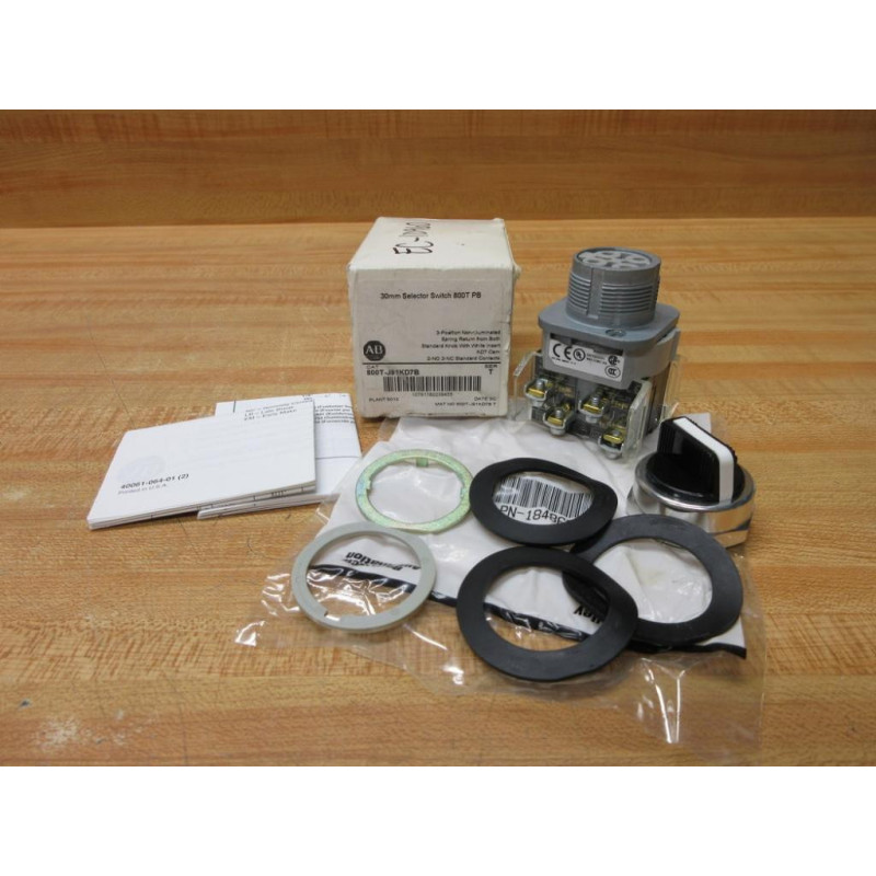 Allen Bradley 800T-J91KD7B Switch Selector 800TJ91KD7B Allen Bradley 800T-J91KD7B Switch Selector 800TJ91KD7B