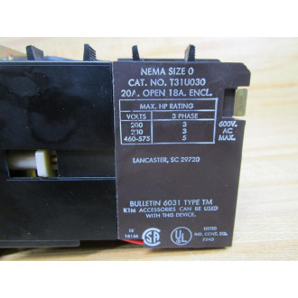 Joslyn Clark T31U030 Reversing Contactor Assembly - Used