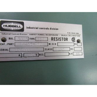 Hubbell 69451-972 Resistor 3003-SSR