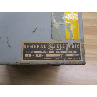 General Electric FVK-361 GE Fusible Bus Plug FVK361 1 Lever - Refurbished