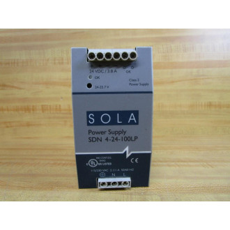 Emerson SDN 4-24-100LP Sola Class II Power Supply SDN424100LP - Used