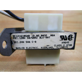 Basler Electric BE121610GAR Transformer - New No Box