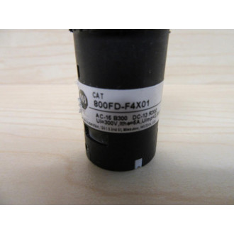 Allen Bradley 800FD-F4X01 Push Button Switch Assembly - New No Box