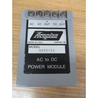Acopian DB15-35 AC-DC Power Module DB1535 - Used