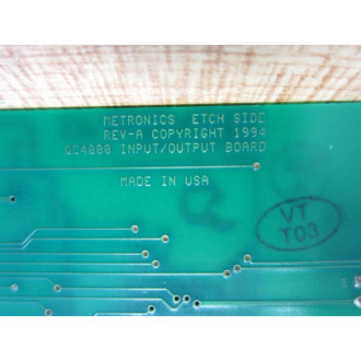 Metronics 11C11940 QC4000 InputOutput Board - Used
