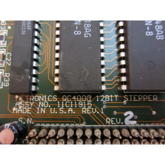 Metronics 11B11917 QC4000 12-Bit Stepper Motor Board 11C11915 - Used