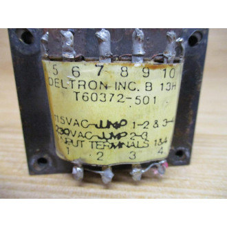 Deltron T60372-501 Transformer T60372501 - Used