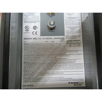 Allen Bradley 609U-BOXD Starter 609U-B0XD WEnclosure - New No Box