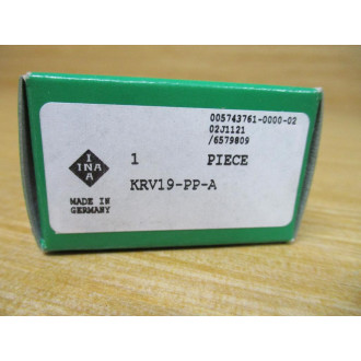 INA KRV19-PP-A Crowned Cam Follower KRV19PPA