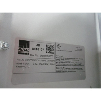 Rittal 8018107 Junction Box JB8018107 WO Hardware - New No Box