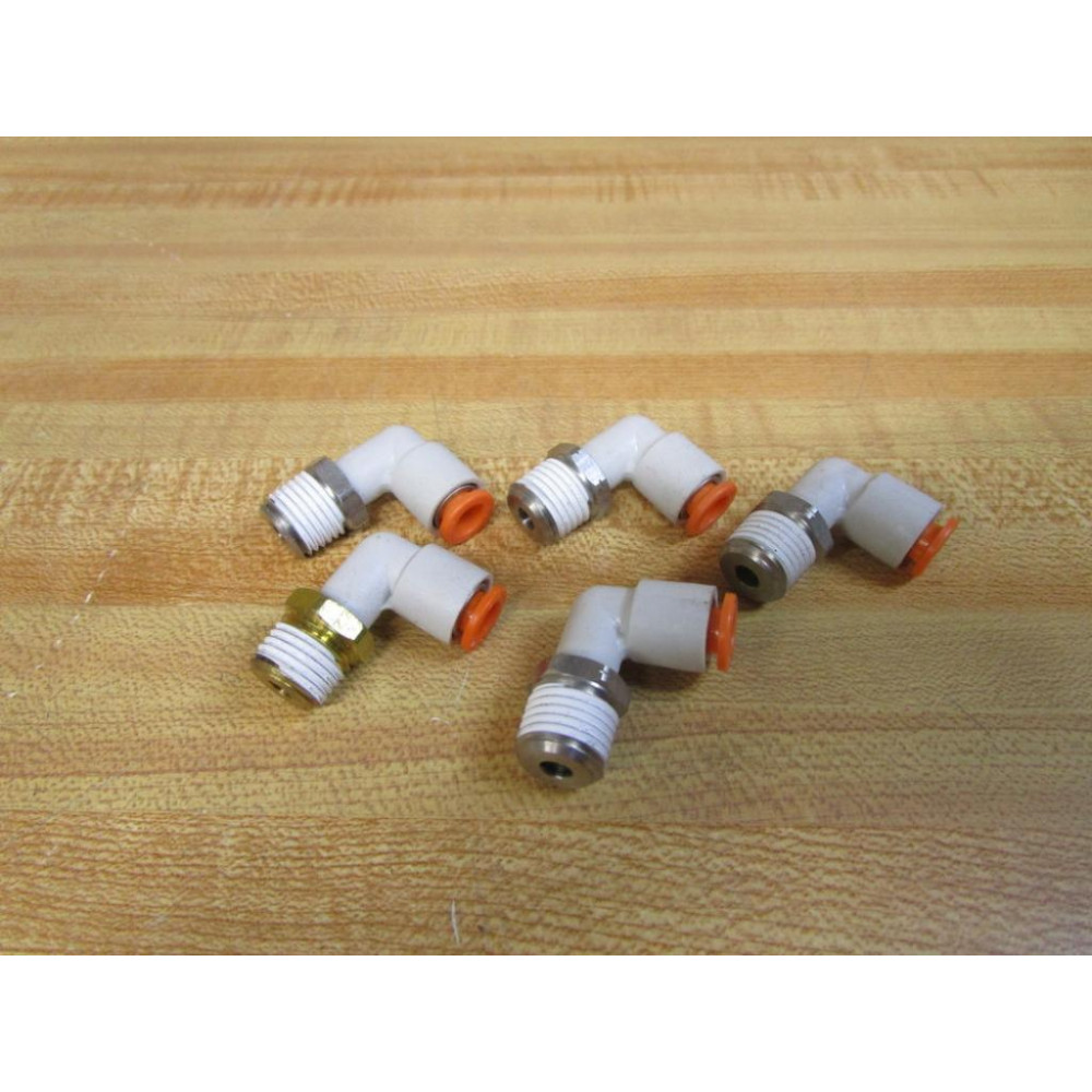 SMC KQ2L07-35S-X23 Male Elbow Fitting KQ2L0735SX23 (Pack of 5) - New No Box