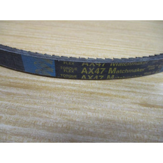 Goodyear AX47 MatchMaker Cogged V- Belt 20039486 (Pack of 2)