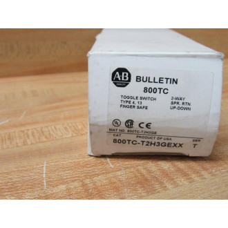 Allen Bradley 800TC-T2H3GEXX Toggle Switch 800TCT2H3GEXX W800TC-XD3  800TC-XD2