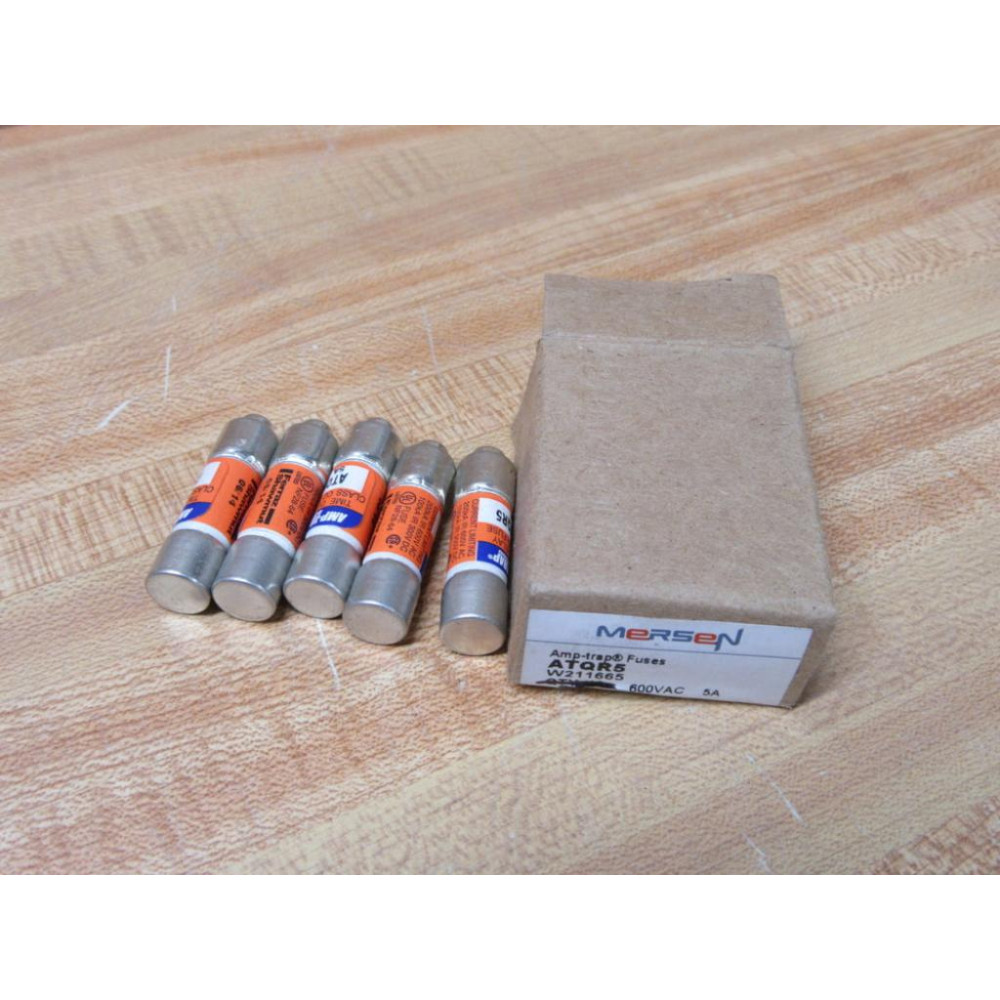 Gould Shawmut Ferraz Mersen ATQR5 Fuse Cross Ref 4ZCE8 (Pack of 5)