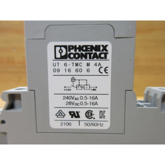 Phoenix Contact UT 6-TMC M 4A Circuit Breaker 0916606 - New No Box