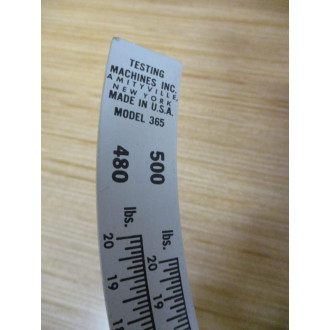 Testing Machines 365 Paper Basis Weight Scale - Used