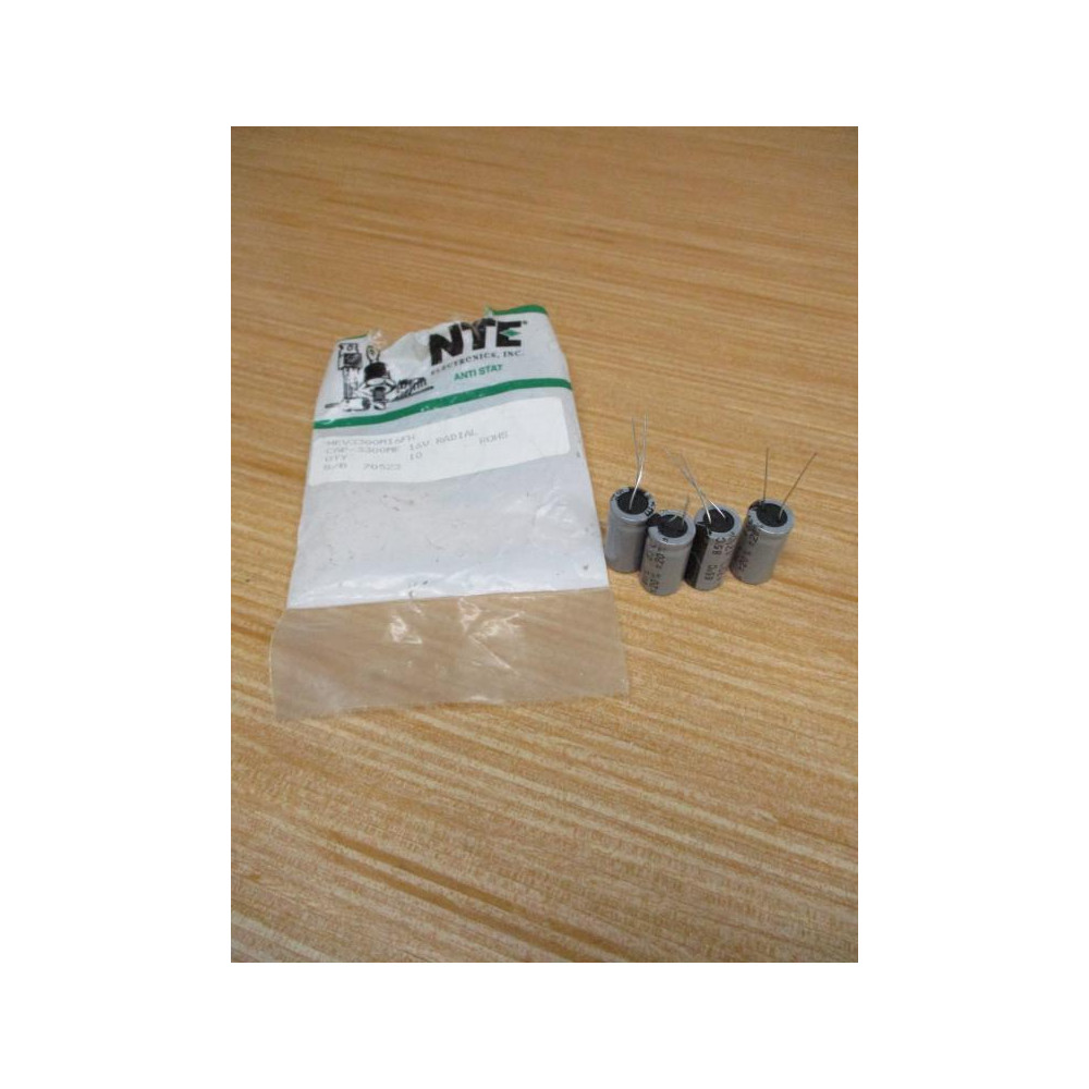 NTE NEV3300M16FH Capacitor 3300MF 16V (Pack of 4)