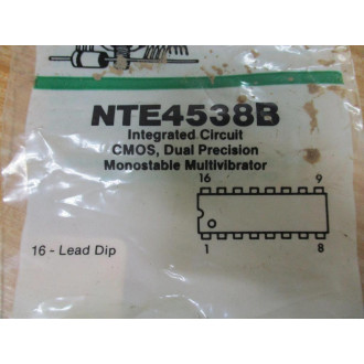 NTE NTE4538B Integrated Circuit (Pack of 8)