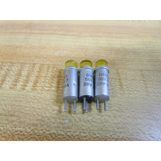 Dialco 507-3917 5073917 Indicator Light Yellow (Pack of 3) - New No Box