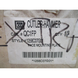 Cutler Hammer QC1FP Face Mounting Plate (Pack of 9)