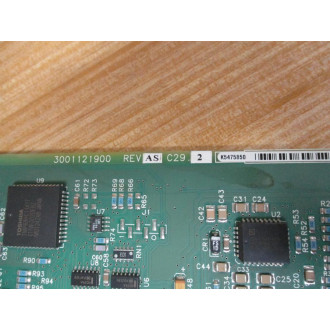 Alcatel 3001121900 Control Board Rev.AS, Damaged Circuit RN2 - Parts Only
