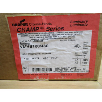 Crouse - Hinds VMVS100480 Cooper Luminaire VMVS100480