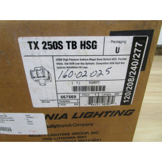 Lithonia Lighting TX 250 TB HSG Mogul Base Ballast 3GB77