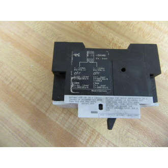 Siemens 3VU1300-1MB00 Circuit Breaker 3P 0.1-0.16A - Used