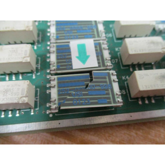 Alcatel 3001121900 Control Board Rev.AS, Damaged Circuit R108 - Parts Only