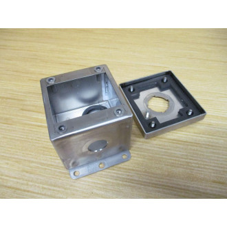 Hammond 1435SSA Push Button Enclosure - Used