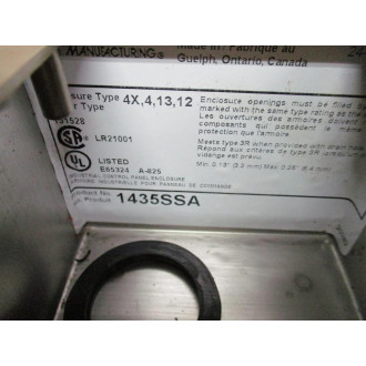 Hammond 1435SSA Push Button Enclosure - Used