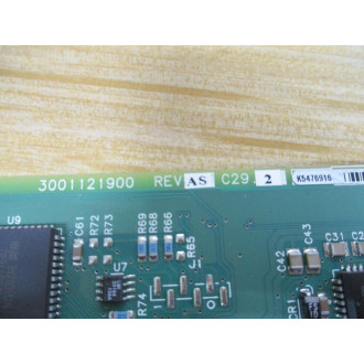 Alcatel 3001121900 Control Board Rev. AS, Missing Relay K3 & K5 - Parts Only