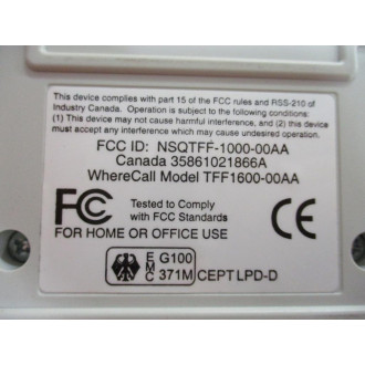 WhereCall TFF1600-00AA WhereNet Module TFF160000AA - Used