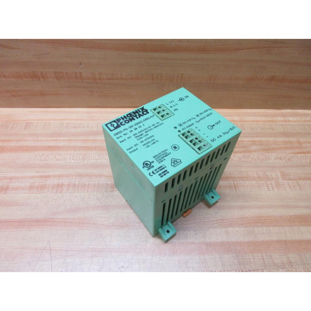 Phoenix Contact CM125-PS-120-230AC24DC5F Power Supply 2939522 110-370VDC