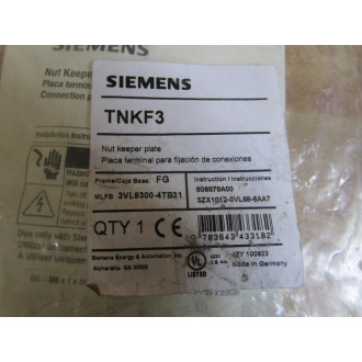 Siemens TNKF3 Nut Keeper Plate Kit