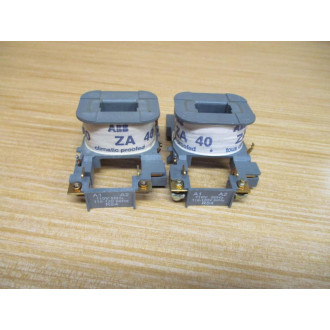ABB ZA40-R84 Contactor Coil ZA40R84 (Pack of 2) - Used