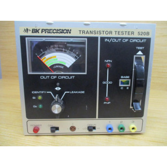 BK Precision 520B Maxtec Transistor Tester WO Case - Used