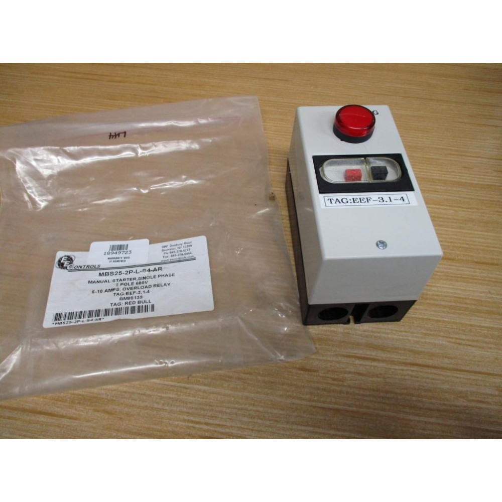EEC Controls MBS25-2P-L-S4-AR AEG Starter