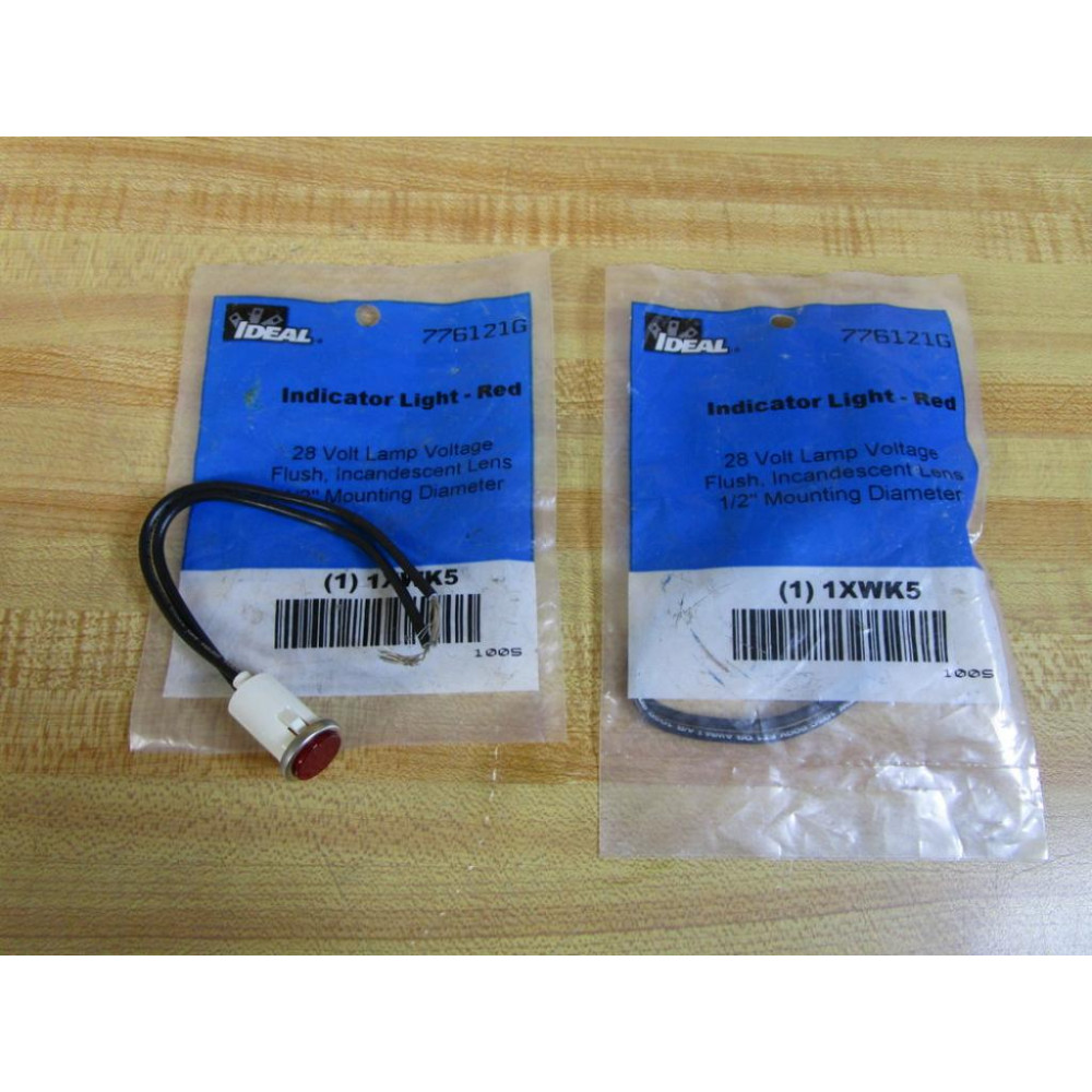 Ideal 1XWK5 Indicator Light 776121G (Pack of 2)