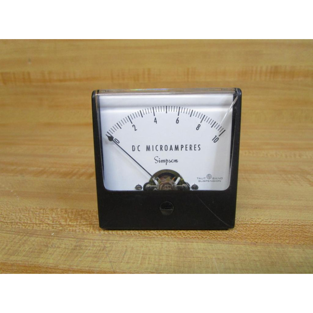 Simpson 38420 Panel Meter DC Microamperes - New No Box