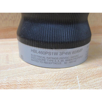 Hubbell HBL460PS1W 3P4W Plug HBL460PS1W3P4W WHardware