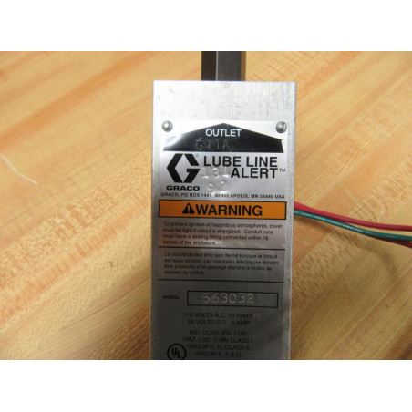 Graco 563032 Lube Line Alert