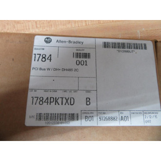 Allen Bradley 1784-PKTXD Communications Board 1784-PKTXDB