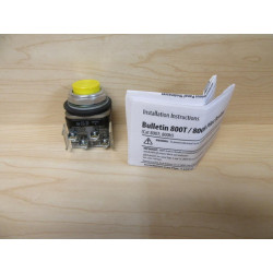 Allen Bradley 800T-B9A Momentary Pushbutton 800TB9A - New No Box