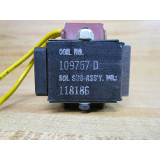Decco 118186 109757 Solenoid Sub-Assembly 109757-D - New No Box