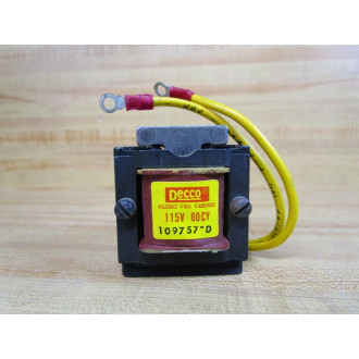 Decco 118186 109757 Solenoid Sub-Assembly 109757-D - New No Box