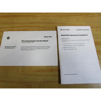 Allen Bradley 6180 Industrial Computers User Manual Kit - New No Box
