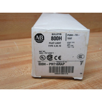 Allen Bradley 800H-PRT16RAP Button W800T-N326 & 800T-XAP