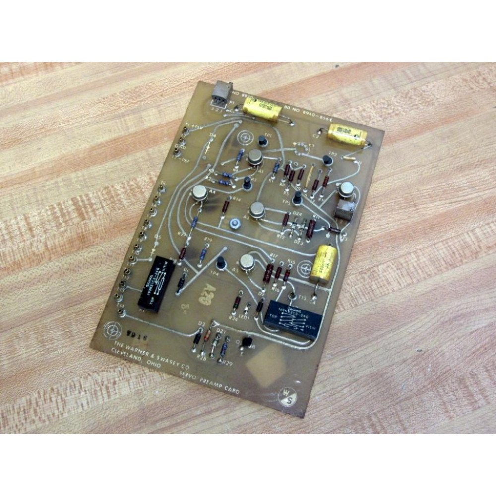 Warner & Swasey 8940-856 Card 8940856 8940-856E - Used Warner & Swasey 8940-856 Card 8940856 8940-856E - Used
